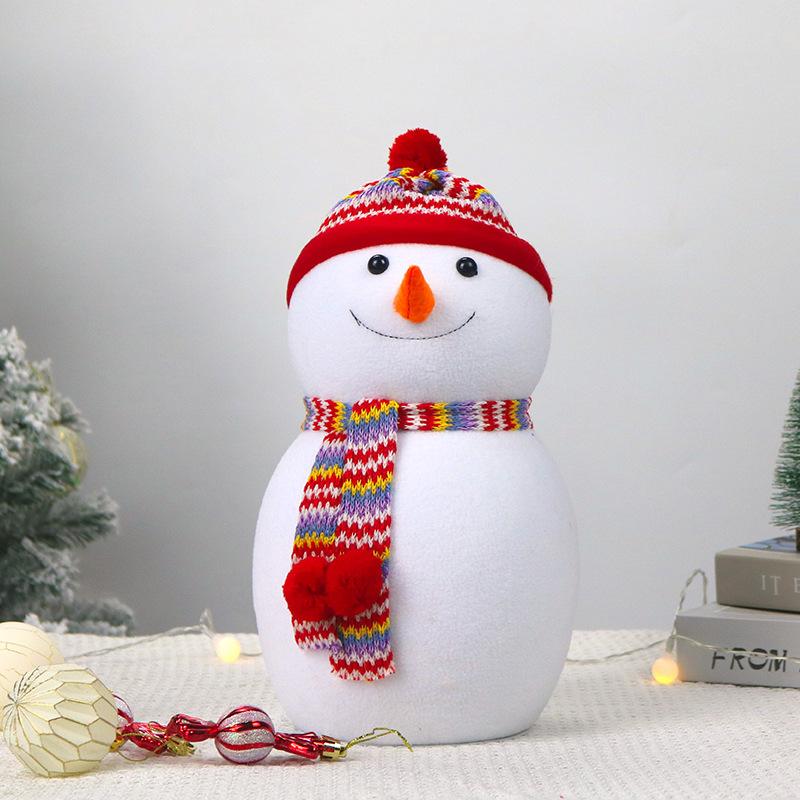Christmas decorations snowman doll table top ornament Christmas gift Christmas tree accessories snowman