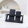 Acrylic Remote Control Holder with Display Stand, Multi-Purpose Organizer for TV AC Remote & Electronics