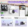 ICSEE Solar-Powered Remote Home Camera with Ultra-Long Standby and No Plug Required