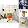 Lovable Pikachu Kawaii Stuffed Toy With Sad Frog Design For Children 15 Inches Plush