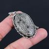 Sterling Silver Stingray Coral Stone Anniversary Wedding Wife Pendant Jewelry