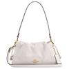 Faye 26 Logo Kordelzug Magnetverschluss Leder Wolken Tasche Damen Handtaschen Kreideweiß CV529-IMCHK