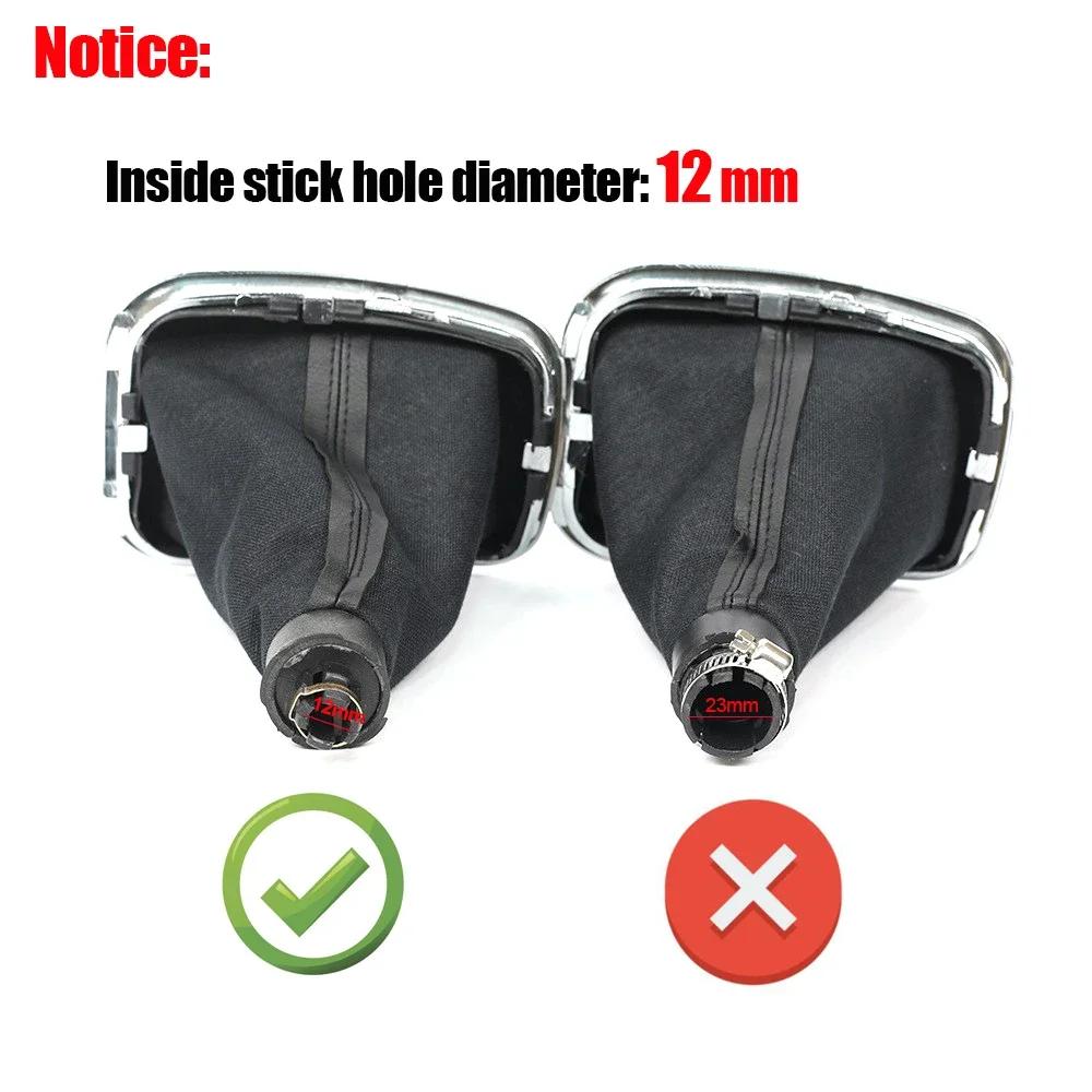 For Volkswagen Vw Golf 2 3 4 Cabrio Polo 6N1 6N2 Passat 35I Car 5 Speed Gear Shift Knob Lever Gaiter Boot Leather Cover