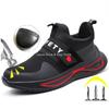Fashion Lightweight Safety Shoes Men Steel Toe Sneaker Breathable Construction Work Shoes Male Puncture Proof Safety Boots Man Work Boot