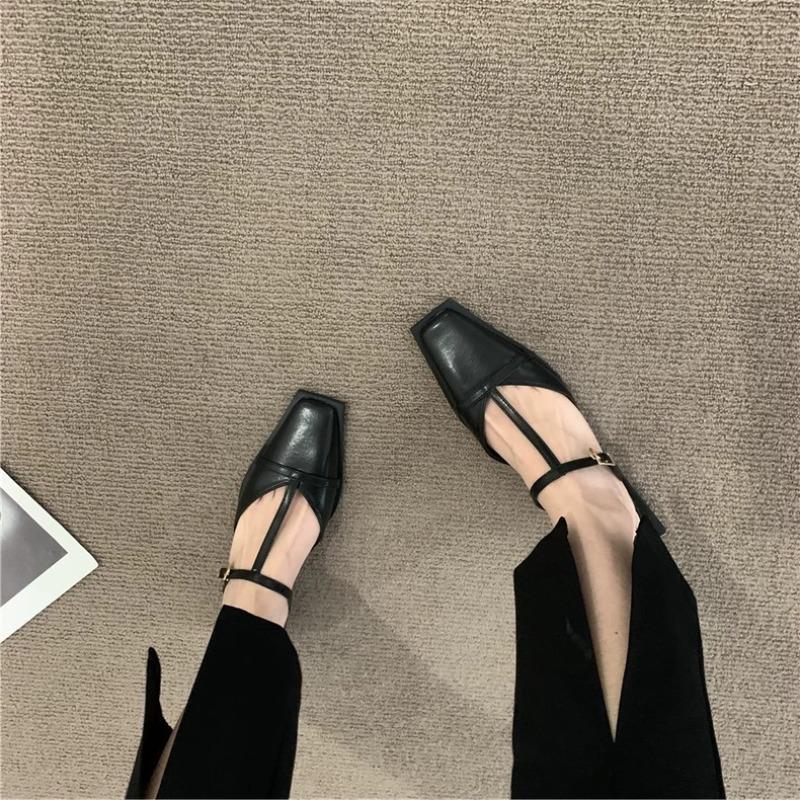 Motedesigner Sommer Damesko Mules Tøffel Mote Grunne Firkantet Tå Sebra Slides Casual Utendørs Kontordame Sandaler