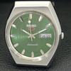 Seiko 5 AUTOMATIC 6309A VINTAGE JAPAN MENS GREEN COLOR DIAL WATCH A701424-5