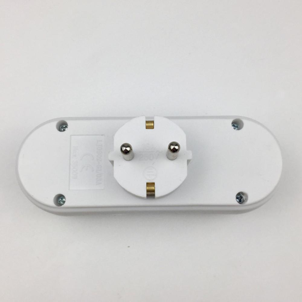 16a Eu De Plug Converter 3500w 250v Power Conversion 1 Out 3 Socket Smart Home Portable Wall Socket Suitable For Travel And Home