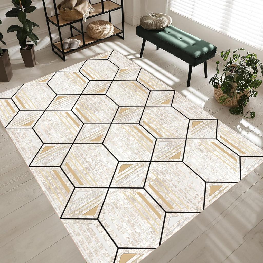 Rovigo Home Washable Printed Carpet RVG0872-FNL82