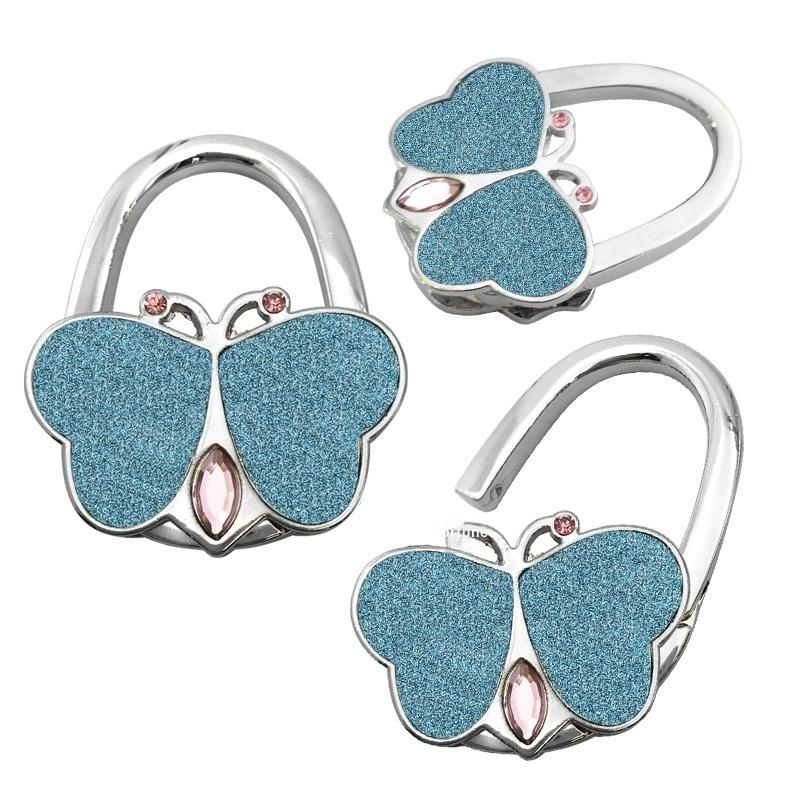 Bärbar Fjäril- Rosett Bordsväska Krok Mode Multifunktionell Vikbar Damväska Spänne Handväska Krok För Väskupphängning