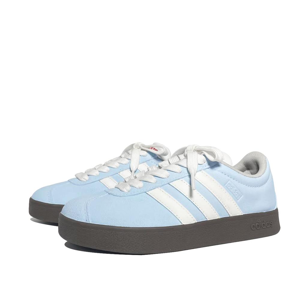Adidas VL COURT 2.0 Blue Light Coverage Quick Dry Lightweight Low top Skateboard Shoes Unisex Blue White HQ1802(Team847-)