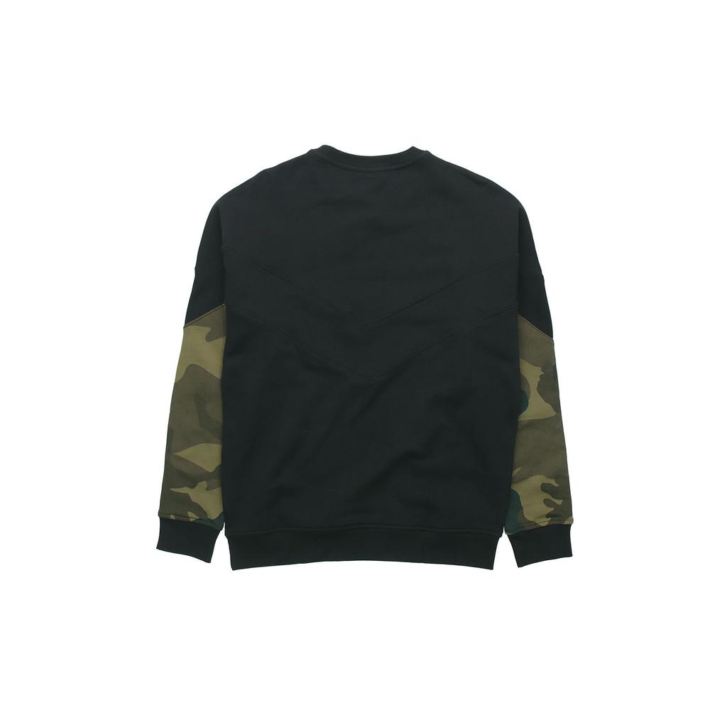 adidas Felpa Girocollo Camo Originals Uomo Top Nero FM3357