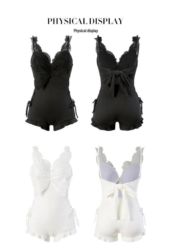 Bañador Sexy Korean Push-Up 2025: Traje de baño de una pieza con soporte de acero para mujer, adelgazante, cubre abdomen