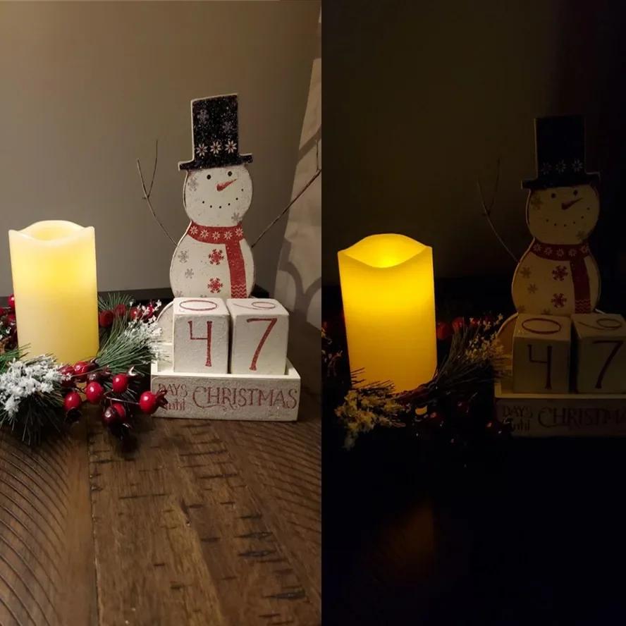 Flameless Flickering LED Candles Lamp Home Decoration Battery Powered Candles for Wedding Decor Birthday Party Supplies Warm