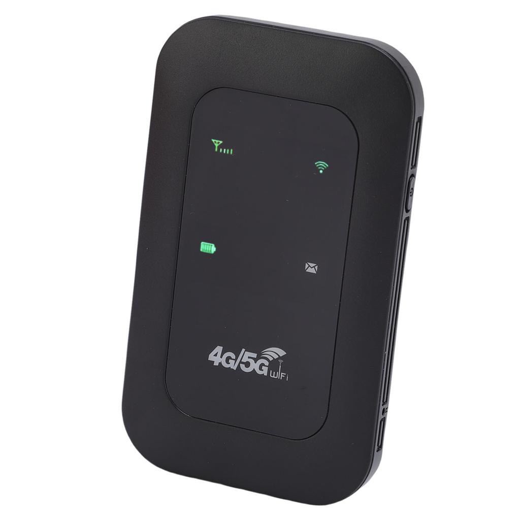 4GWiFi Hotspot Supports 10 Connected Devices LTE Mobile Router for Travel 300Mbps High Speed SIM Card Slot Indicator