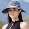Portable Top Mesh Fisherman Cap Breathable Foldable Bucket Hat Summer Basin Cap Travel