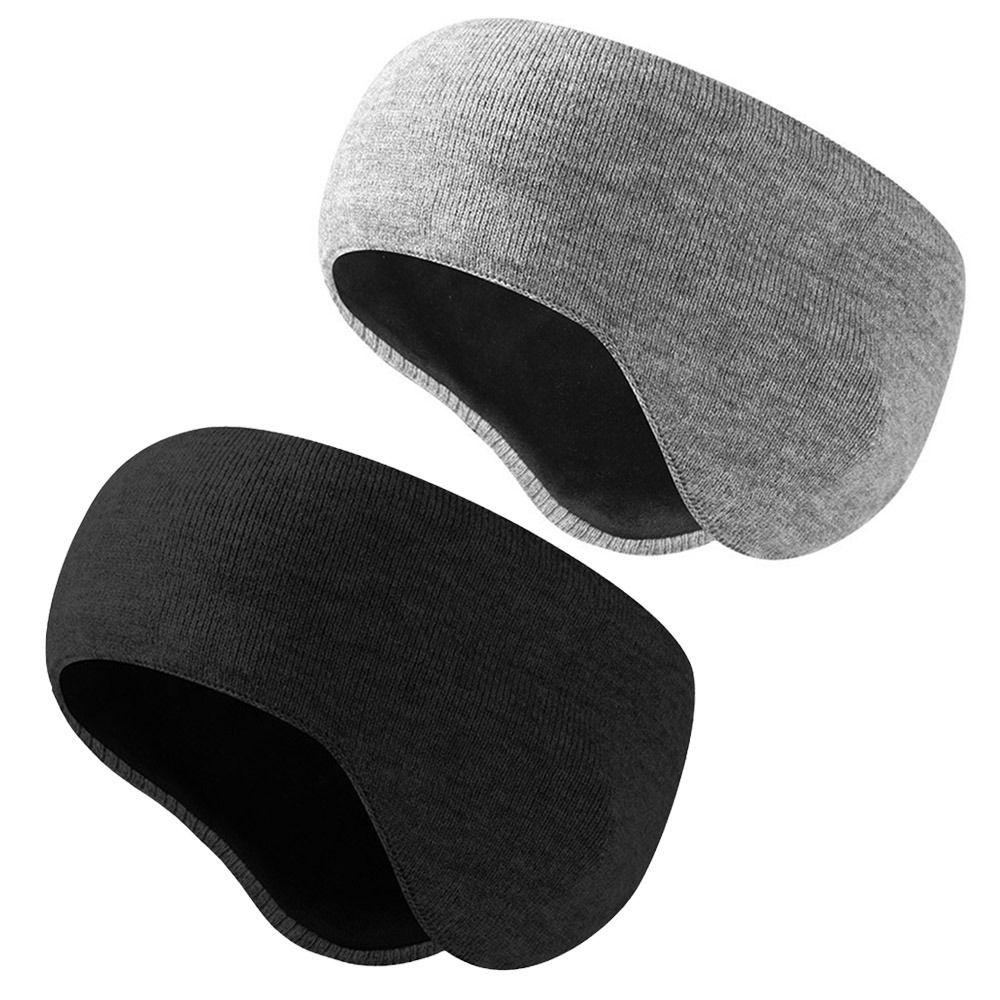 Men's Padded Windproof Warm Earmuffs Thickened Unisex Sport Headband Ear Warmers Protective Ear Mask Outdoor Sports