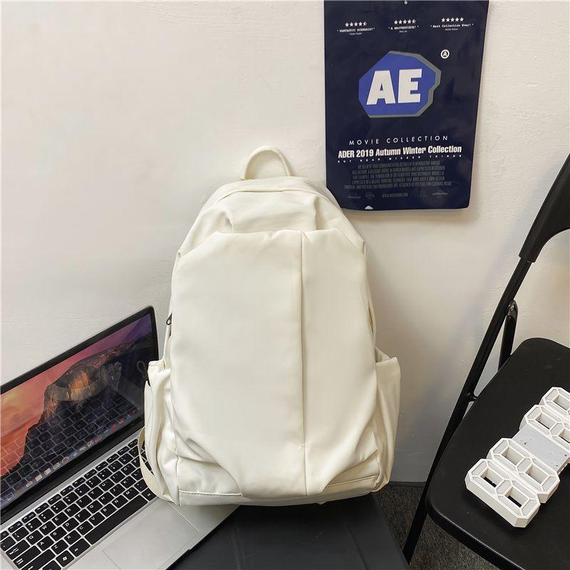 Schoolbag Men College Students Simple Large Capacity Shoulder Bag Female