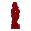Decorative Flower Vase, Love Shape Design Letter Stacking Vase, 3D Printed Smooth Surface Ornament for Valentine Day Birthday Gifts Home Decor