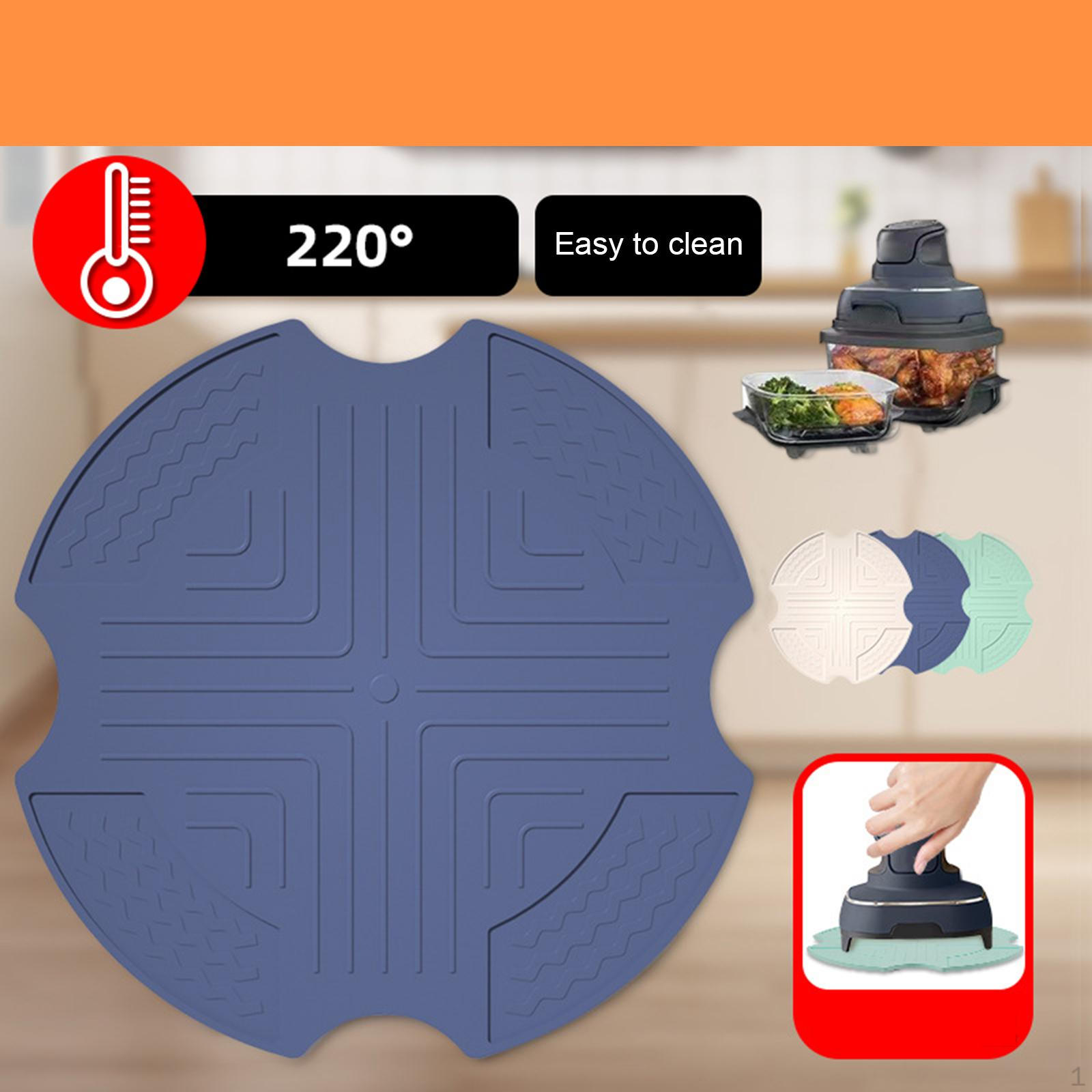 

Силиконовый подстаканник для фритюрницы, защитный коврик для столешницы, легко чистится, термостойкий, термостойкий blue