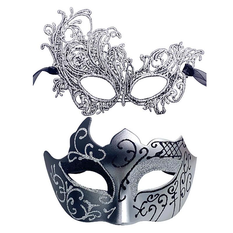 Daisy Duck Halloween Mask With Handcrafted Lace For Costume Parties And Couples