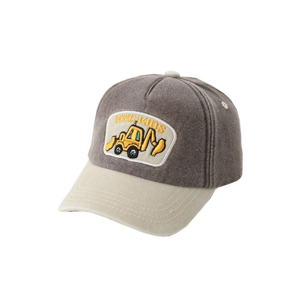 Cappellino con visiera regolabile Colore lavato Cappellino da baseball 2025 Cappello da sole Bambini