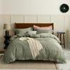 100S Sateen Long-Staple Cotton Wedding Red Duvet Cover Set - Pure Cotton Bedding for Newlyweds