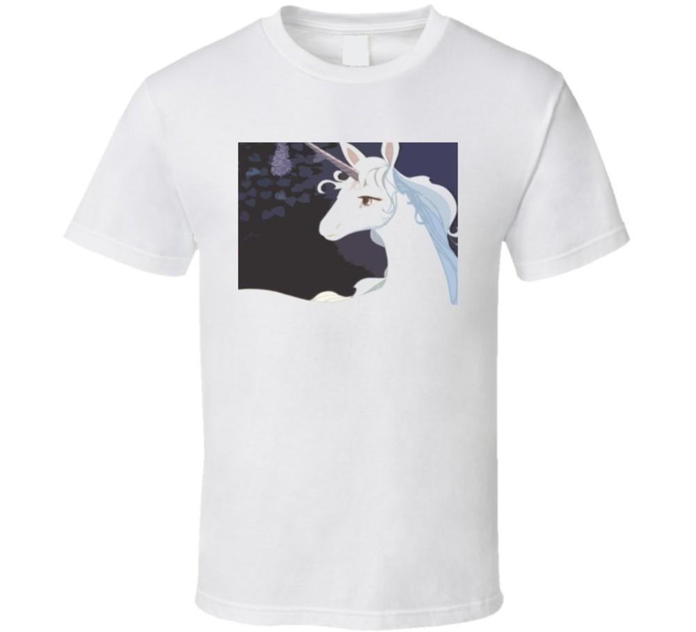 The Last Unicorn Cartoon T Shirt Unisex T-Shirt XXXL