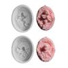 DIY Candle Silicone Mold Oval Angel Shape Aromatherapy Soap Resin Epoxy Mould for Art Crafts Making Jewelry Supplies
