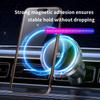 Car 25W Magnetic Wireless Charger Air Cooling RGB Light  Phone Holder For Magsafe iPhone 17 16 15 14 13 12 Fast Charging Station