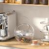Creative Desktop Transparent Capsule Coffee Press Storage Container Multi-purpose Candy Chocolate Tea Sealed Storage Box