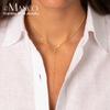 EManco Elegant Dainty Tassel Gold Plated Stainless Steel PVD Link Chain Choker Necklace Women's Daily Commute Party
