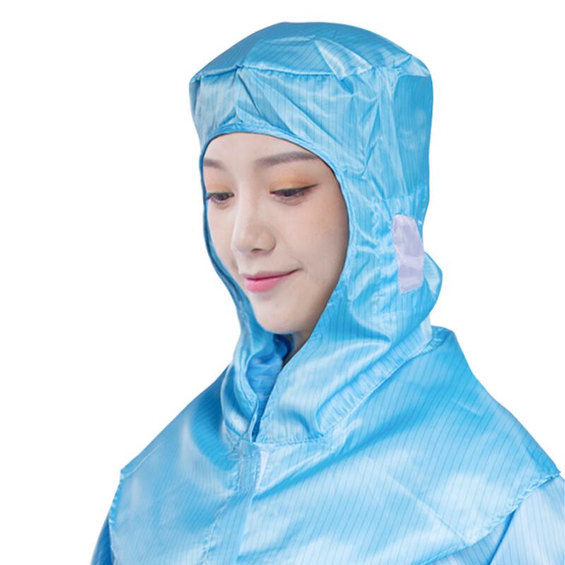 Langmei Anti-static Striped Work Shawl Cap