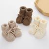 New Baby Bow Tie Knitted Sock Shoes Non-Slip Soft Sole First Walker Socks Cute Crawling Sock for Infants Toddler Footwear