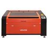130W CO2 Laser Engraver, 1400 X 900 Mm, CO2 Laser Engraver Cutter Machine with Water Chiller, 2 Way Pass Air Assist, 1200 Mm/s Speed, Autofocus