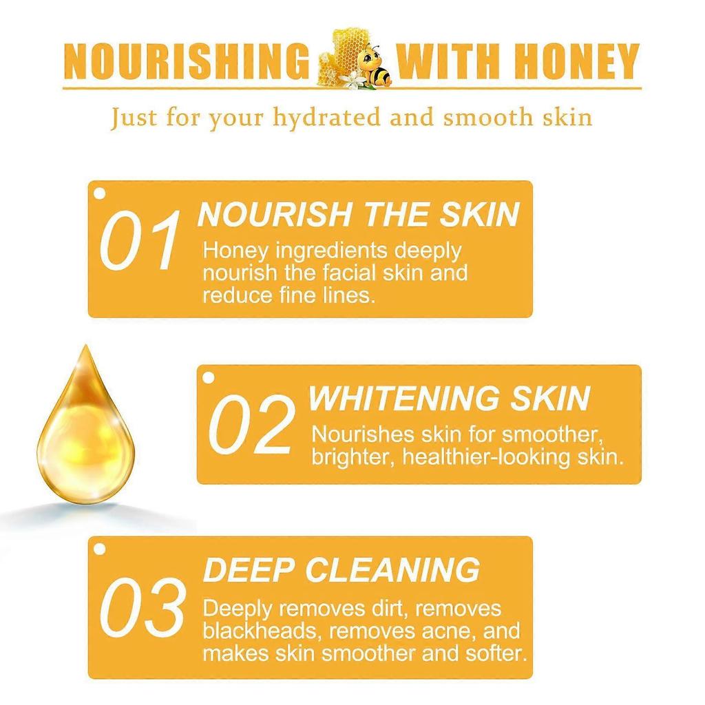 Limited time!!Eelhoe Honey Peel-Off Mask Tightens Pores, Brightens Dull Skin, Gently Removes Blackheads, Apply-On Mask