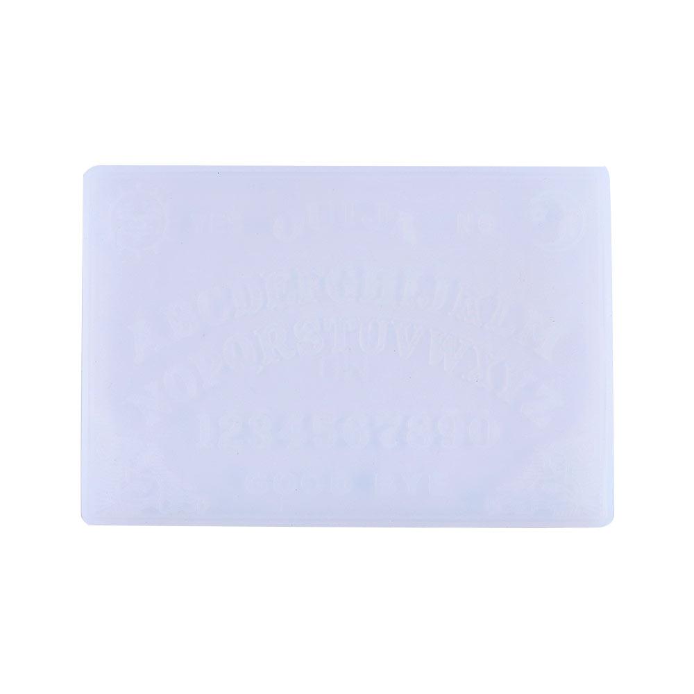 Jewelry Making Epoxy Silicone DIY Gothic Planchette Mould Resin Casting Mold Clay Tools Ouija Board