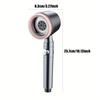 1Pc Shower Head Set, Bathroom Massage Shower Head, Removable Cartridge Design Five Modes Handheld Shower Head