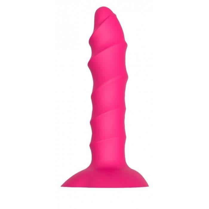Plug Anal - Dream Toys - Twisted Plug - Silicone - Ventouse - 17 cm x 3.5 cm
