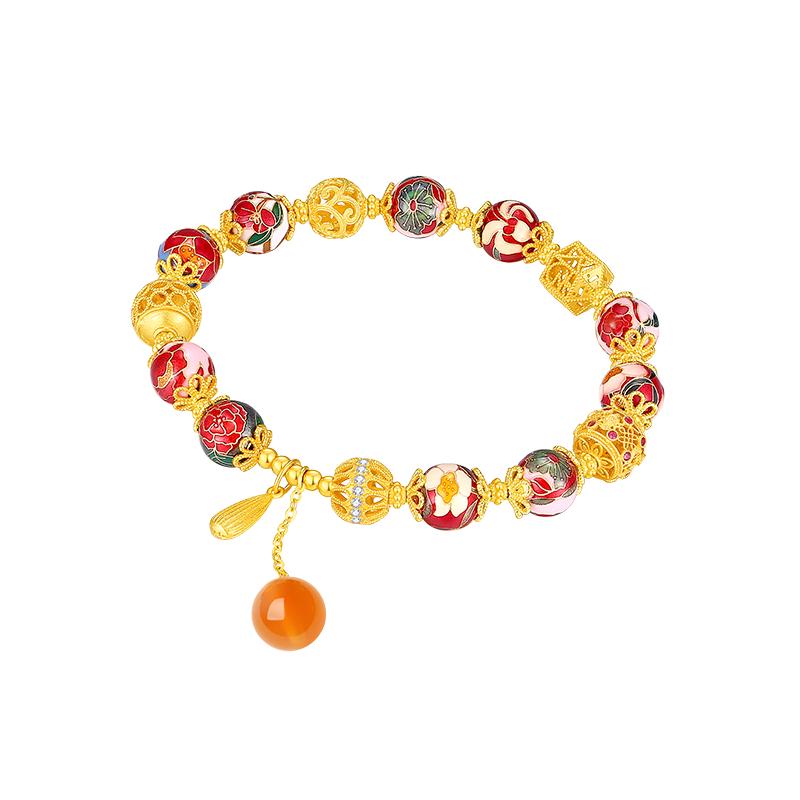 Chow Tai Seng Oriental Garden Hydrangea Bracelet