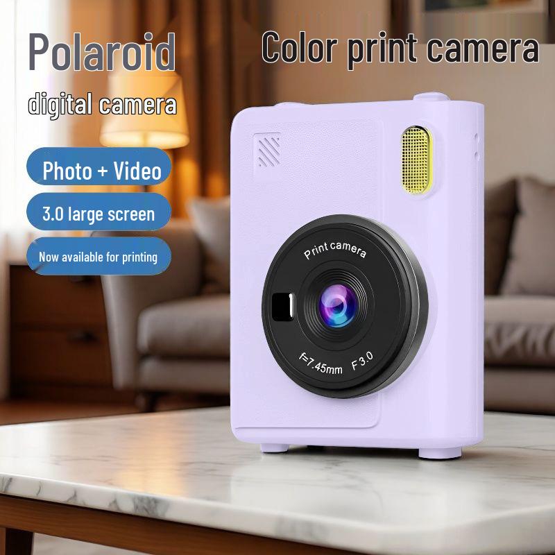Z900 High Pixel Digital Instant Camera for Girls: Photo, Print, and Video Capabilities - Perfect Children's Toy Gift.