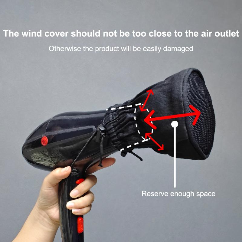 1Pcs Hair Dryer Diffuser Storage Bag Organizer Storage Cloth Curl Hairdryer Diffuser Cover Sleeve Hair Styling Tool Blower Parts
