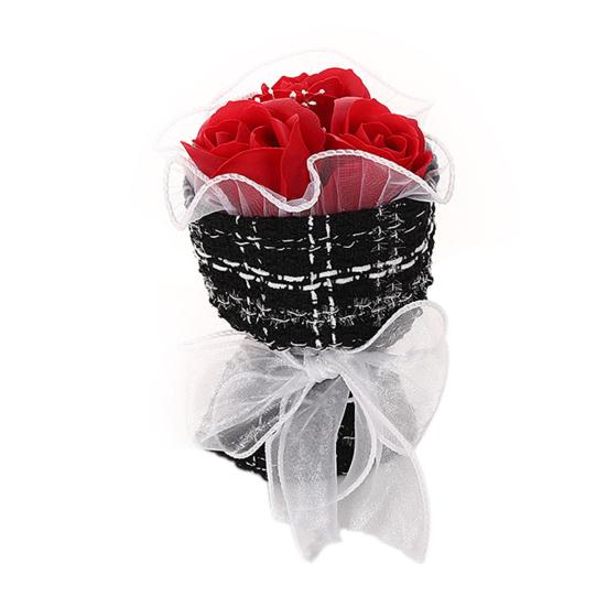 Yousheng Mini Artificial Rose Bouquet Handcrafted Simulated Flower Decoration Romantic Valentine's Day Birthday Gift for Mother Wife Girlfriend