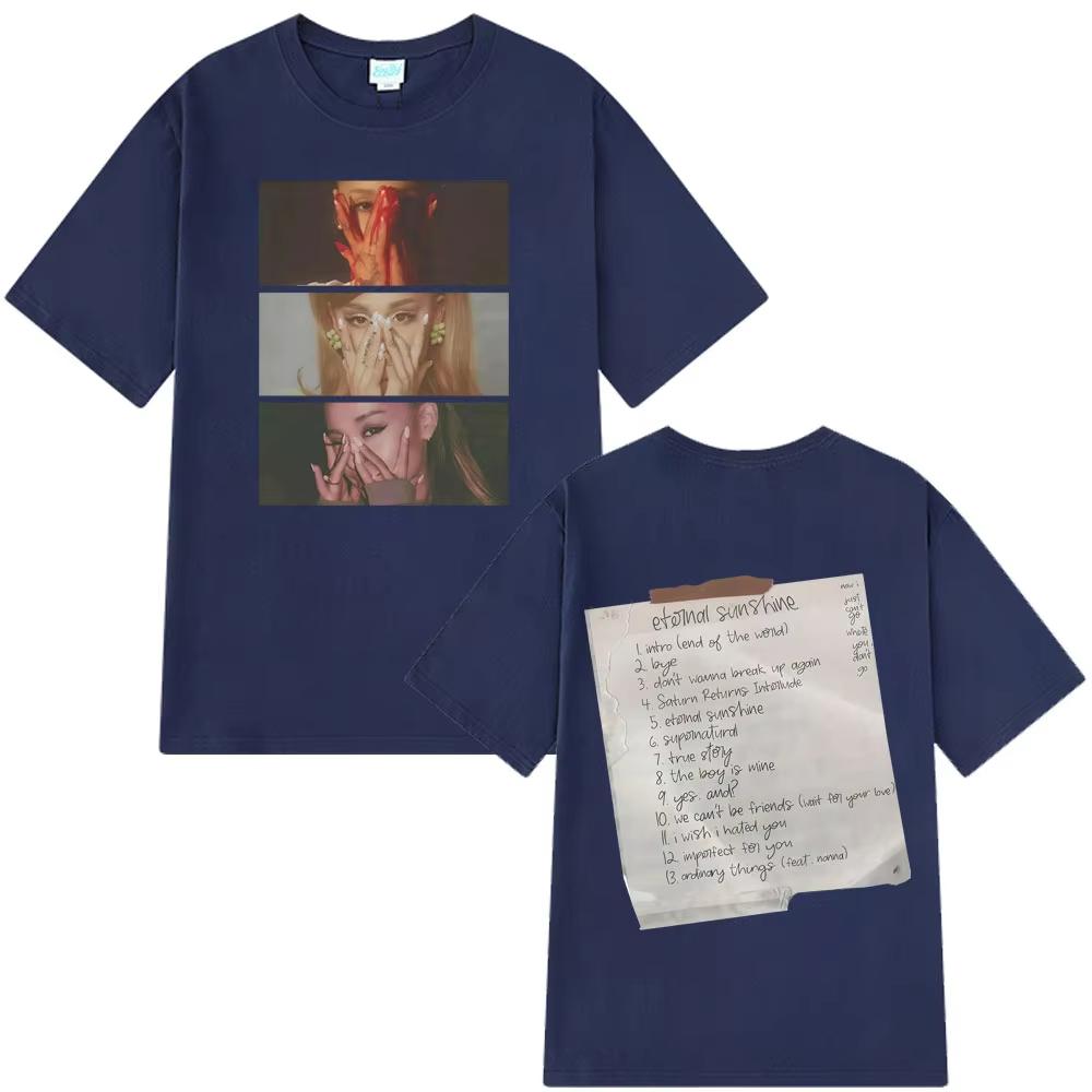 Ariana Grande Eternal Sunshine Inspirat Album Tricouri Vintage Bărbați Femei Modă Tricou Vară Bumbac Estetic La Mod Tricouri