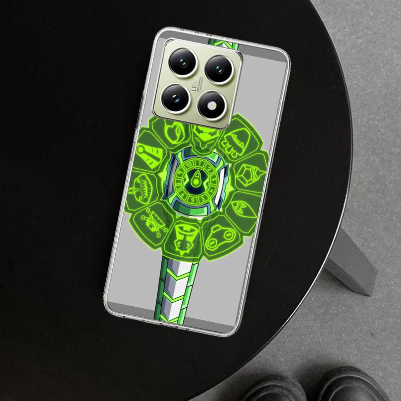 Cartoon Ben 10 Phone Case Cover for Xiaomi Redmi Note 15 14 13 12 11 Pro Plus 14S 12S 11S 11T 11E 10S 10 Customized Fundas Redmi