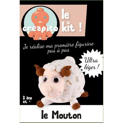 MegaCréa DIY - Child Modeling Clay Kit Creapito The Sheep