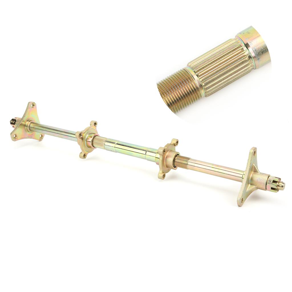 Kit de Montagem do Eixo Traseiro com Flange do Cubo da Roda Dentada Aço Substituição para ATV 50cc‑110cc