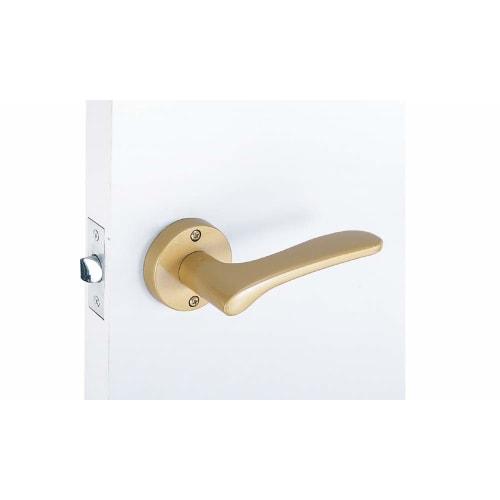 Kawaguchi Giken JL Lever, Round Base, Empty Lock, BS60, JL-20-1M-TSG, Satin Gold