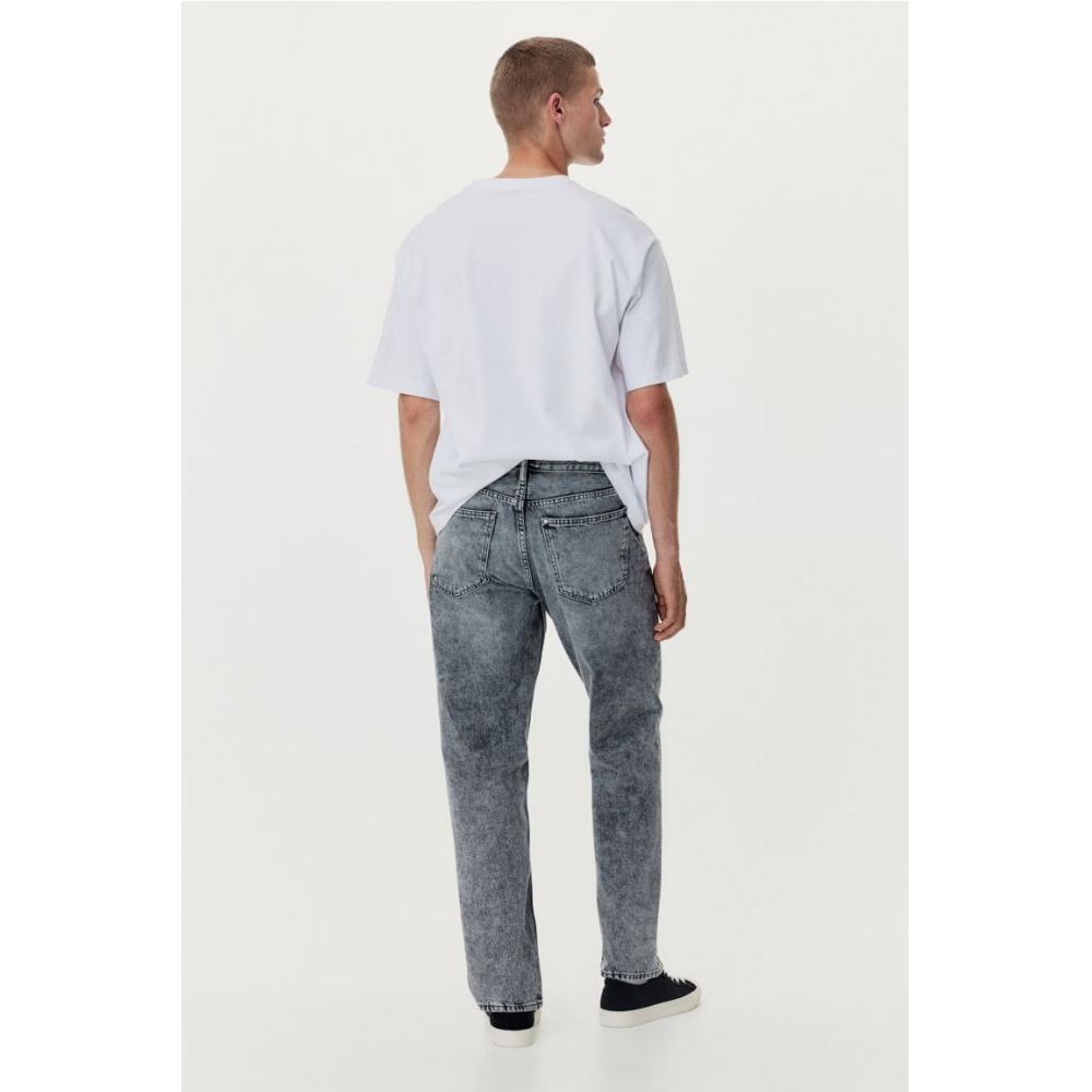 H M Relaxed Fit Jeans deniM Grey