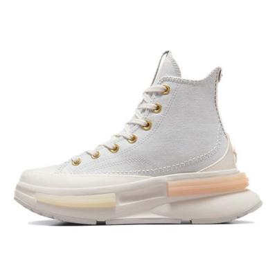 Run Star Legacy CX Gruba Podeszwa Wygodne Wysokie Płócienne Buty Damskie Sneakersy Szare A10075C