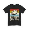Weekend Is for Rugby T-Shirt Play Hard, Relax Later Tee Sports Fan Gift